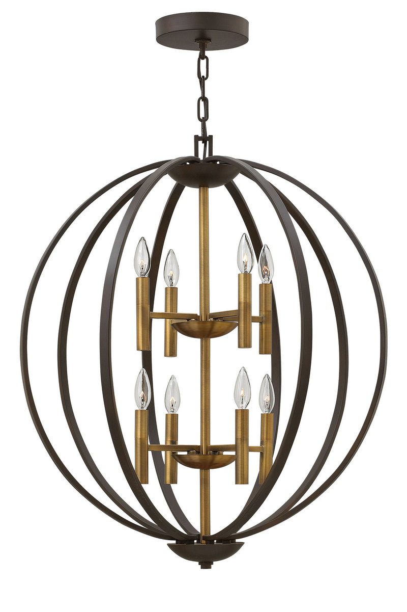 Hinkley - 3468SB - LED Foyer Pendant - Euclid - Spanish Bronze