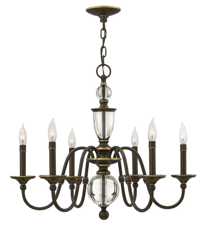 Hinkley - 4956LZ - LED Chandelier - Eleanor - Light Oiled Bronze