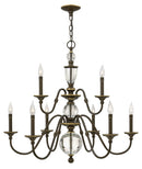 Hinkley - 4958LZ - LED Chandelier - Eleanor - Light Oiled Bronze