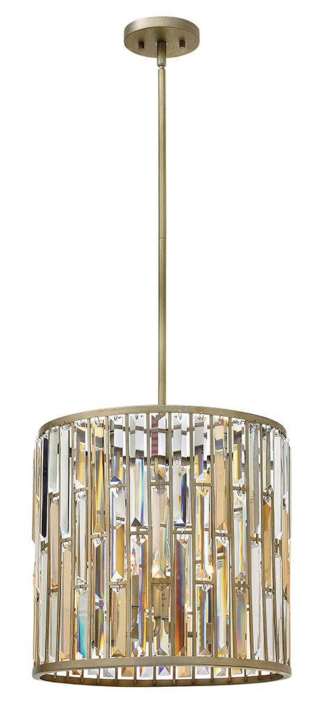 Fredrick Ramond - FR33734SLF - LED Foyer Pendant - Gemma - Silver Leaf