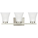 Generation Lighting - 4411603-962 - Three Light Wall / Bath - Bayfield - Brushed Nickel