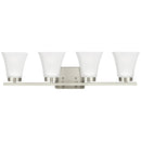 Generation Lighting - 4411604-962 - Four Light Wall / Bath - Bayfield - Brushed Nickel