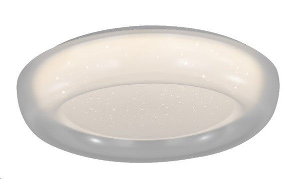 LÁMPARA DE TECHO TIPO PLAFON LED 30W, INTERRUPTOR PARA AJUSTE DE TONALIDAD DE LUZ CCT 30K, 40K,60K, 110-240V, 50-60HZ, GRADO DE PROTECCION IP20, ACABADO BLANCO.