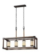 Generation Lighting - 6613304-846 - Four Light Island Pendant - Dunning - Stardust