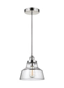 Visual Comfort Studio - P1348PN - One Light Pendant - Baskin - Polished Nickel