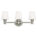 Visual Comfort Studio - VS22103SN - Three Light Vanity - Xavierre - Satin Nickel