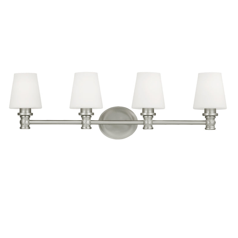 Visual Comfort Studio - VS22104SN - Four Light Vanity - Xavierre - Satin Nickel