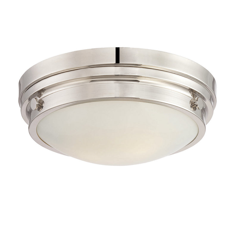 Savoy House - 6-3350-14-109 - Two Light Flush Mount - Lucerne - Polished Nickel