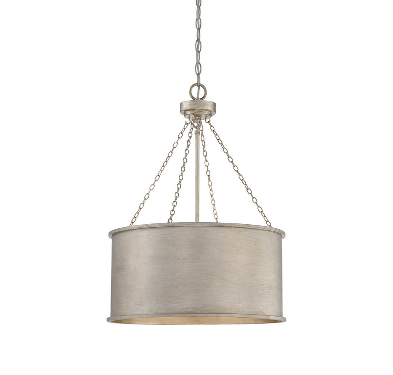 Four Light Pendant<br /><span style="color:#4AB0CE;">Entrega: 4-10 dias en USA</span><br /><span style="color:#4AB0CE;font-size:60%;">PREGUNTE POR ENTREGA EN PANAMA</span><br />Collection: Rochester<br />Finish: Silver Patina