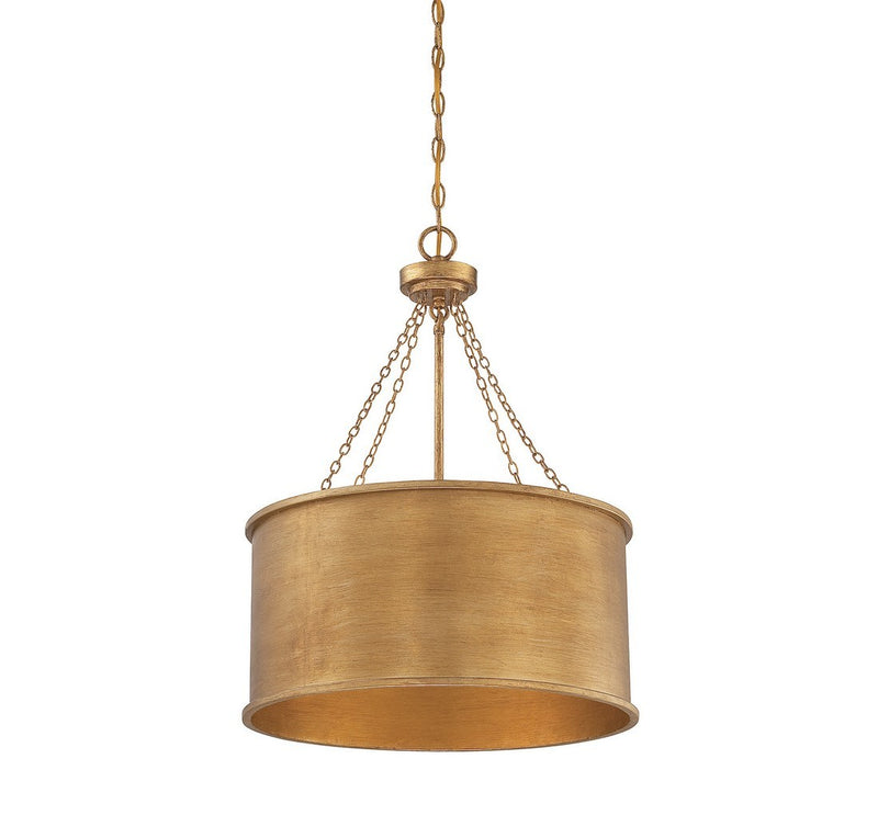 Four Light Pendant<br /><span style="color:#4AB0CE;">Entrega: 4-10 dias en USA</span><br /><span style="color:#4AB0CE;font-size:60%;">PREGUNTE POR ENTREGA EN PANAMA</span><br />Collection: Rochester<br />Finish: Gold Patina