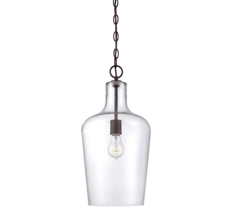 One Light Pendant<br /><span style="color:#4AB0CE;">Entrega: 4-10 dias en USA</span><br /><span style="color:#4AB0CE;font-size:60%;">PREGUNTE POR ENTREGA EN PANAMA</span><br />Collection: Franklin<br />Finish: English Bronze