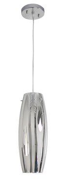 One Light Mini Pendant<br /><span style="color:#4AB0CE;">Entrega: 2-3 semanas en USA</span><br /><span style="color:#4AB0CE;font-size:60%;">PREGUNTE POR ENTREGA EN PANAMA</span><br />Collection: Chroman Empire<br />Finish: Chrome