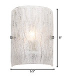 One Light Wall Sconce<br /><span style="color:#4AB0CE;">Entrega: 4-10 dias en USA</span><br /><span style="color:#4AB0CE;font-size:60%;">PREGUNTE POR ENTREGA EN PANAMA</span><br />Collection: Brilliance<br />Finish: Chrome