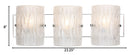 Three Light Bath<br /><span style="color:#4AB0CE;">Entrega: 4-10 dias en USA</span><br /><span style="color:#4AB0CE;font-size:60%;">PREGUNTE POR ENTREGA EN PANAMA</span><br />Collection: Brilliance<br />Finish: Chrome