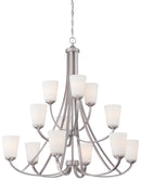 Minka-Lavery - 4968-84 - 12 Light Chandelier - Overland Park - Brushed Nickel