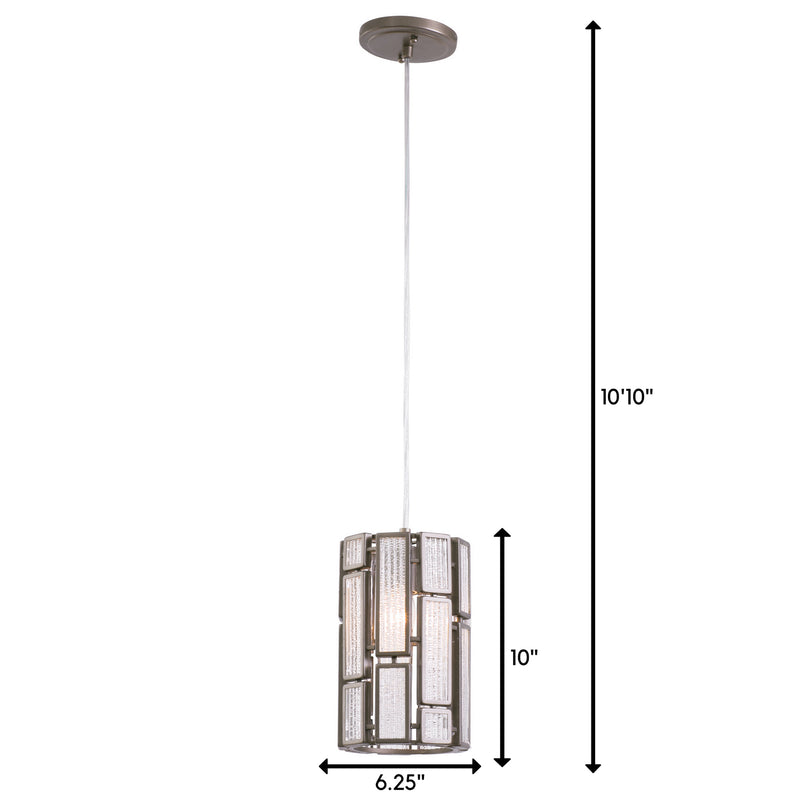 One Light Mini Pendant<br /><span style="color:#4AB0CE;">Entrega: 4-10 dias en USA</span><br /><span style="color:#4AB0CE;font-size:60%;">PREGUNTE POR ENTREGA EN PANAMA</span><br />Collection: Harlowe<br />Finish: New Bronze