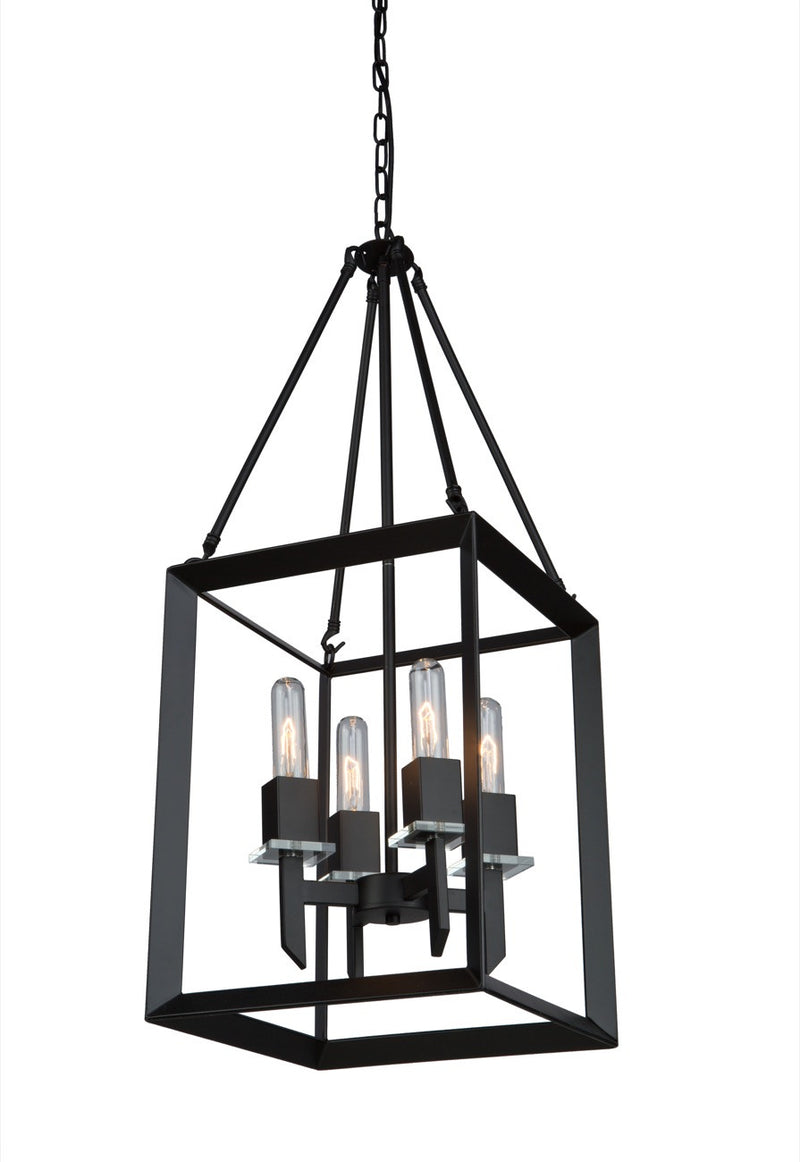 Artcraft Canada - AC10064 - Four Light Chandelier - Vineyard - Matte Black