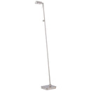 George Kovacs - P4344-084 - LED Floor Lamp - George's Reading Room - Brushed Nickel