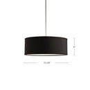 Kuzco Lighting - 41073B - Three Light Pendant - Gregory - Black