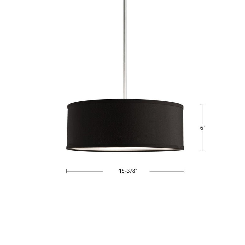 Kuzco Lighting - 41073B - Three Light Pendant - Gregory - Black