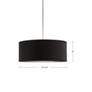 Kuzco Lighting - 41083B - Three Light Pendant - Gregory - Black