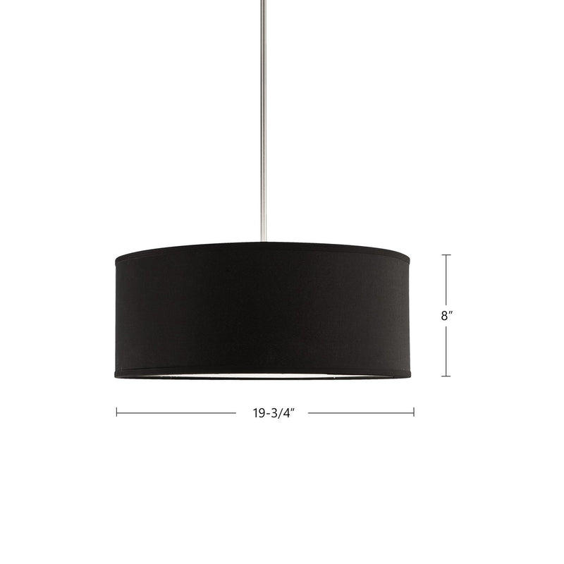 Kuzco Lighting - 41083B - Three Light Pendant - Gregory - Black