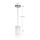 Kuzco Lighting - 41311W - One Light Pendant - Firenze - White