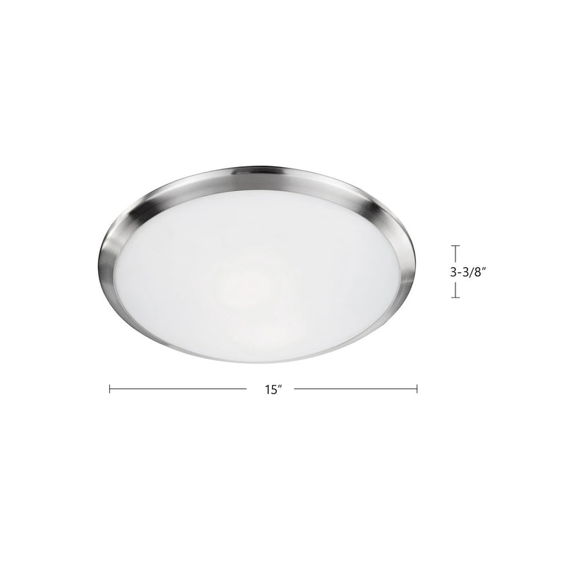 Kuzco Lighting - 51562CH - Two Light Flush Mount - Malta - Chrome