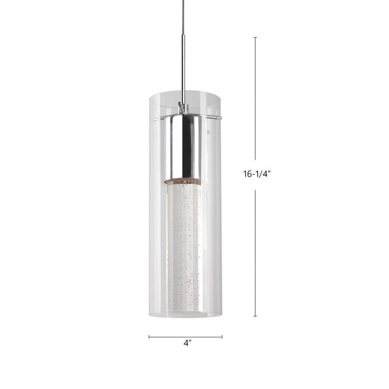 Kuzco Lighting - PD4401-CH - LED Pendant - Champagne - Chrome