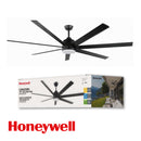 Abanico De Techo De 70” Con Luz Led 18W 2000Lm CCT 30K 40K 60K Dimeable 6 velocidade Con Control Remoto 110-240V.