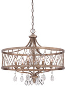 Six Light Chandelier<br /><span style="color:#4AB0CE;">Entrega: 4-10 dias en USA</span><br /><span style="color:#4AB0CE;font-size:60%;">PREGUNTE POR ENTREGA EN PANAMA</span><br />Collection: West Liberty<br />Finish: Olympus Gold