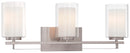 Minka-Lavery - 6103-84 - Three Light Bath Bar - Parsons Studio - Brushed Nickel