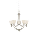 Five Light Chandelier<br /><span style="color:#4AB0CE;">Entrega: 2-3 semanas en USA</span><br /><span style="color:#4AB0CE;font-size:60%;">PREGUNTE POR ENTREGA EN PANAMA</span><br />Collection: Herndon<br />Finish: Satin Nickel