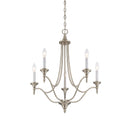 Five Light Chandelier<br /><span style="color:#4AB0CE;">Entrega: 4-10 dias en USA</span><br /><span style="color:#4AB0CE;font-size:60%;">PREGUNTE POR ENTREGA EN PANAMA</span><br />Collection: Herndon<br />Finish: Satin Nickel