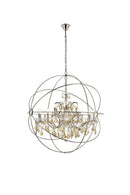 Elegant Lighting - 1130G43PN-GT/RC - 18 Light Chandelier - Geneva - Polished Nickel