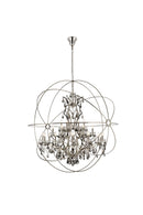 Elegant Lighting - 1130G60PN-SS/RC - 25 Light Chandelier - Geneva - Polished Nickel