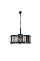Elegant Lighting - 1203D35MB-SS/RC - Ten Light Chandelier - Chelsea - Matte Black