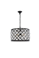 Elegant Lighting - 1204D20MB/RC - Six Light Pendant - Madison - Matte Black