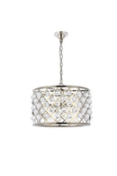 Elegant Lighting - 1204D20PN/RC - Six Light Pendant - Madison - Polished Nickel