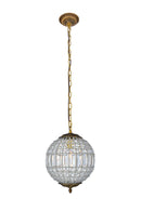 Elegant Lighting - 1205D12FG/RC - One Light Pendant - Olivia - French Gold
