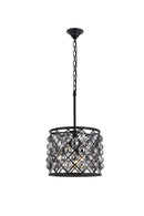 Elegant Lighting - 1206D14MB-SS/RC - Four Light Pendant - Madison - Matte Black