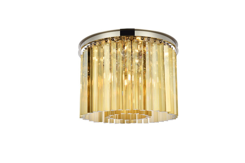 Elegant Lighting - 1208F20PN-GT/RC - Six Light Flush Mount - Sydney - Polished Nickel