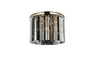 Elegant Lighting - 1208F20PN-SS/RC - Six Light Flush Mount - Sydney - Polished Nickel