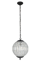 Elegant Lighting - 1205D12DB/RC - One Light Pendant - Olivia - Dark Bronze