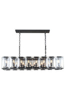 Elegant Lighting - 1212D53FB - 16 Light Chandelier - Monaco - Flat Black