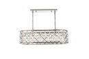 Elegant Lighting - 1215G40PN/RC - Six Light Chandelier - Madison - Polished Nickel