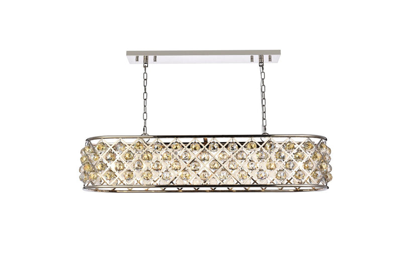 Elegant Lighting - 1216G50PN-GT/RC - Seven Light Chandelier - Madison - Polished Nickel