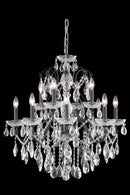 Elegant Lighting - 2016D28DB/RC - 12 Light Chandelier - St. Francis - Dark Bronze