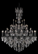 Elegant Lighting - 9245G54DB/RC - 45 Light Chandelier - Rosalia - Dark Bronze