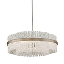 Corbett Lighting - 204-46-SL/SS - Eight Light Chandelier - Chime - Silver Leaf